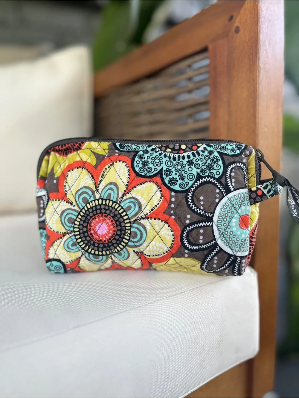 Vera Bradley Flower Shower Small Cosmetic bag